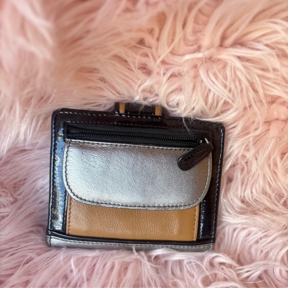 Brighton Black and Cream Wallet with Silver Detail - Picture 2 of 9